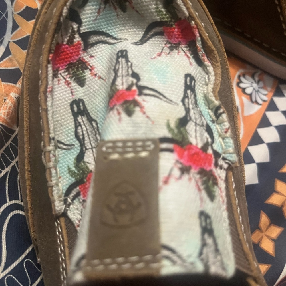Ariat Tan Casual Slip-On Shoes - Picture 3 of 5
